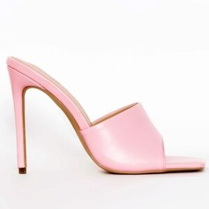 Milan Heels in Baby Pink